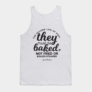 Pie quotes by Janet Clarkson v2 Tank Top